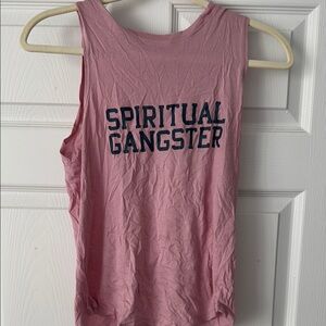 Spiritual Gangster Pink Tank Top